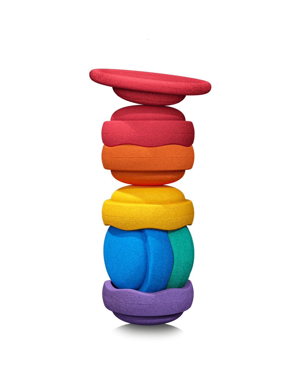 Stapelstein® Original Rainbow & Board Bundle