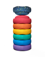Stapelstein ® Water Lily Mini Rainbow