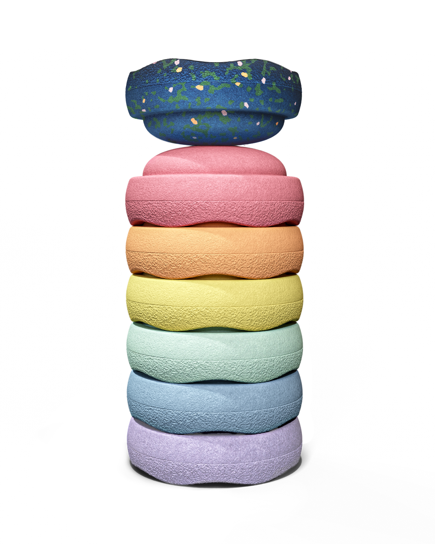 Stapelstein ® Water Lily Mini Rainbow