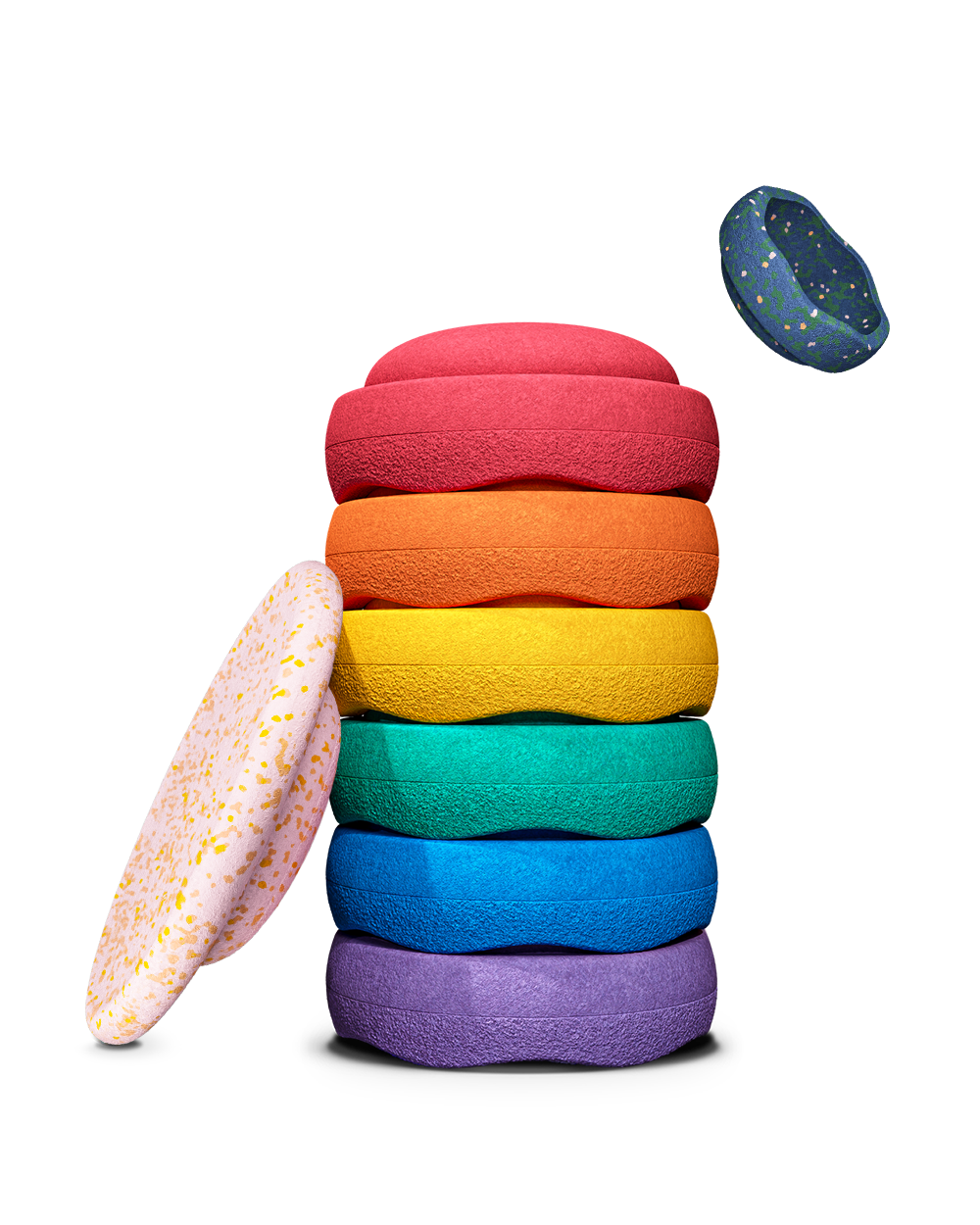 Stapelstein ® Water Lily Rainbow Set