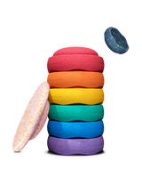 Stapelstein ® Water Lily Rainbow Set