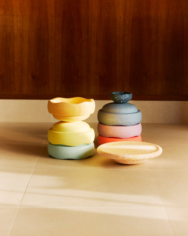 Stapelstein ® Water Lily Rainbow Set