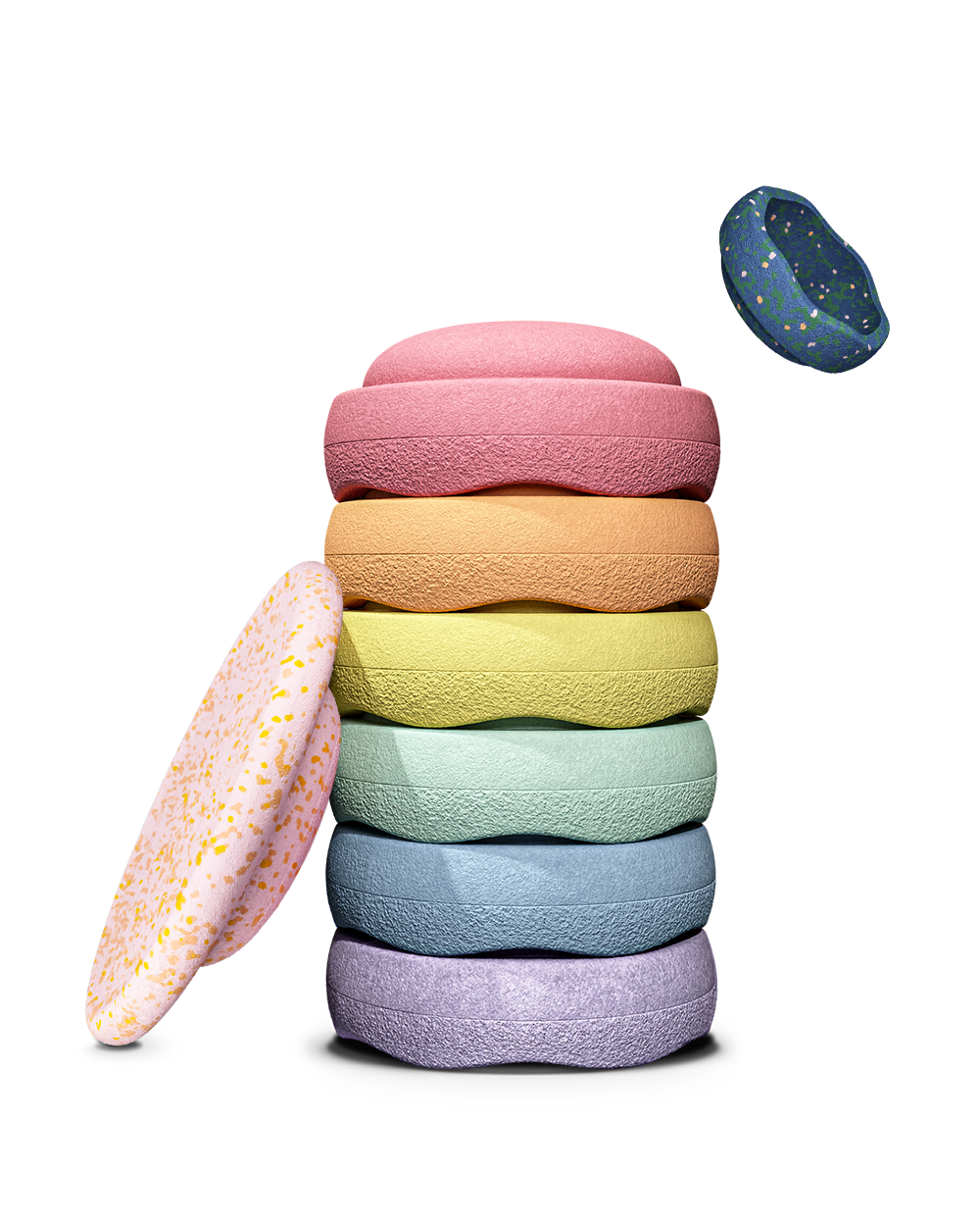 Stapelstein ® Water Lily Rainbow Set