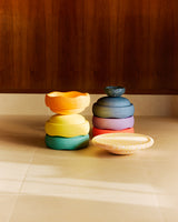 Stapelstein ® Water Lily Rainbow Set